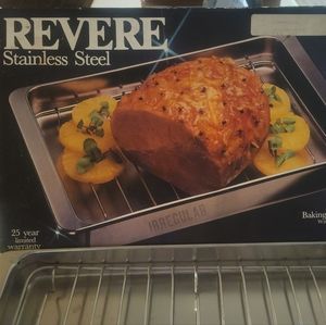 Revere Stainless Steel Baking/Roasting Pan